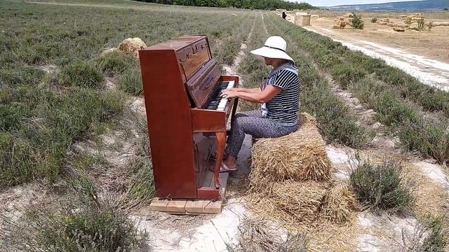 #крым Лавандовая Ферма .Лаванда отцвела.Пианино остались.Сыграем!?КРЫМ. июль 2022 смотреть онлайн