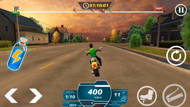 Naperville Motorcycle Racing - Motorbike Speed Racing Game - Android Gameplay FHD #3 смотреть онлайн
