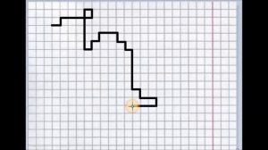 Кенгуру (графический диктант по клеточкам), рисуем по клеточкам кенгуру