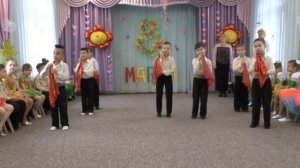 Утренник "8 Марта”. Танец мальчиков. Старшая группа детсада № 160 г. Одесса 2016