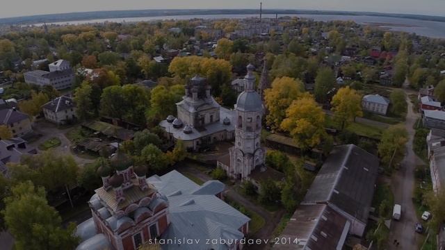 Город Осташков (Тверская область): полет на квадрокоптере смотреть онлайн