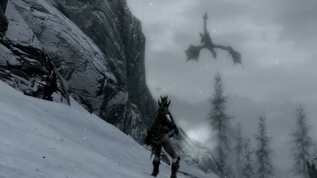 Skyrim Dagger Finishing Move on A Dragon смотреть онлайн