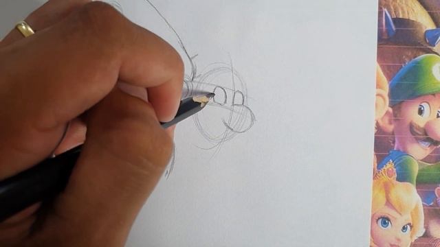 COMO DESENHAR O POSTER DO FILME DO SUPER MARIO BROS 2023 - PASSO A PASSO