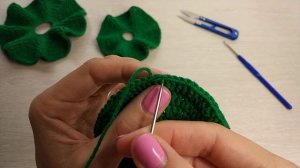 Как красиво закончить вязание круга крючком?