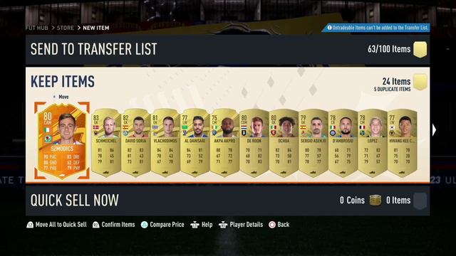 Division Rivals Rewards And Three 84+x5 Packs! FIFA 23 Ultimate Team RTG #33