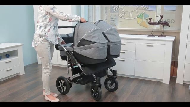 Zwillingskinderwagen von Clamaro смотреть онлайн