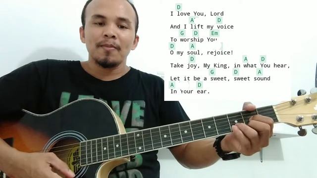 I LOVE YOU LORD || Guitar tutorial Worship 2 Basic strumming смотреть онлайн