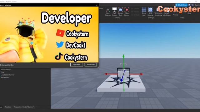 Roblox Studio How to insert a dummy in Blender смотреть онлайн