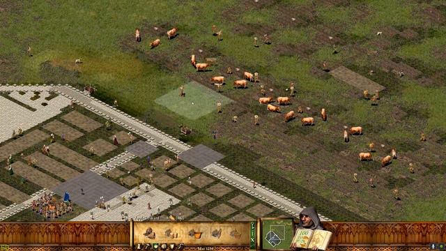 Stronghold HD- Free build, building nice medieval castle смотреть онлайн