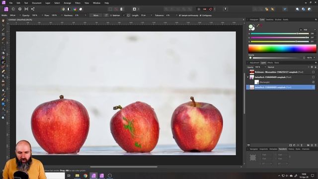 Color Replacement Brush - Affinity Photo Tutorials - Tools explained смотреть онлайн