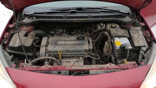 Работа двигателя Opel Astra