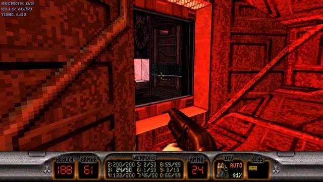 Duke Nukem 3D (20th Anniversary World Tour) - E2L3: Warp Factor [All Secrets] смотреть онлайн