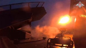 Ночная боевая работа РСЗО «Град»