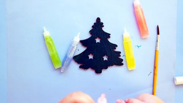 Мастер-класс "Новогодняя игрушка елочка из заготовки" | Crafts For Kids | DIY | Winter Decor | смотреть онлайн