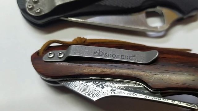 Как сделать блэквош 2. Травление клипсы складного ножа. смотреть онлайн