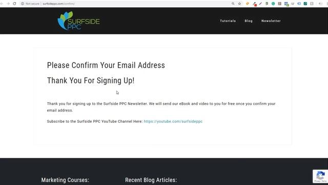 Embedded MailChimp Forms That Redirect to Thank You Page and Google Ads Conversion Tracking смотреть онлайн