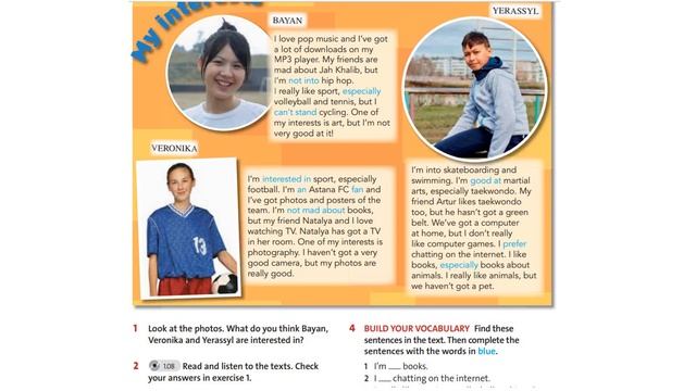 Ағылшын тілі 6 сынып English Plus Student`s book 10 бет жауаптарымен смотреть онлайн