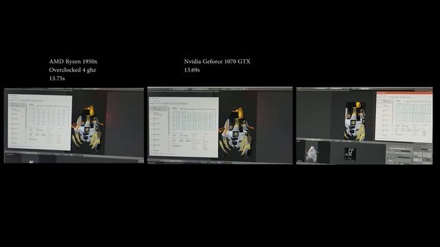 Ryzen Threadripper 1950x vs. Geforce 1070 GTX vs. Intel i7 4770k смотреть онлайн