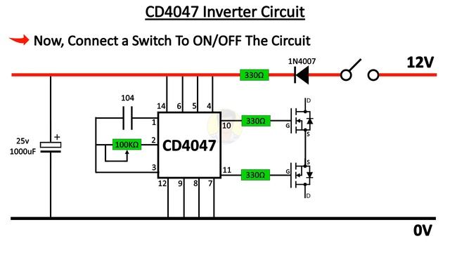 HOW TO MAKE INVERTER 12V TO 220V AT HOME | CD4047 100W INVERTER | INVERTER KAISE BANAYA #inverter смотреть онлайн