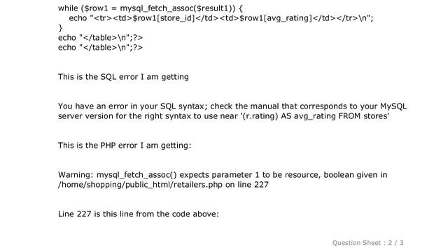 HTML : PHP/MySQL join statement смотреть онлайн