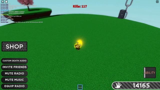 Getting 250 killstreak in Roblox Slap Battles смотреть онлайн