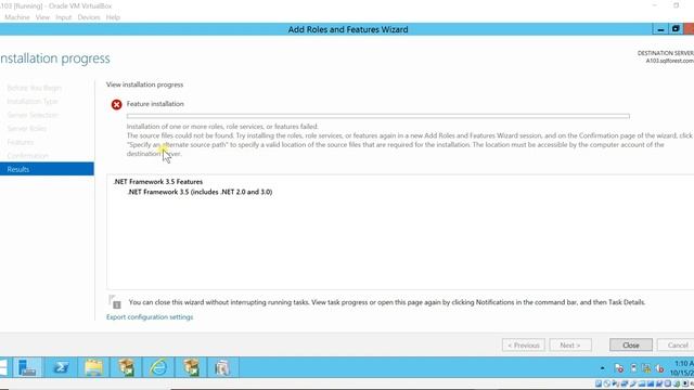 Errors during installation of SQL server 2014 ||.NET framework 3.5 service pack1 is Required ||MsSQ смотреть онлайн