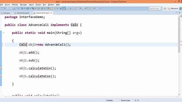 Interface in Java- Implementation of Selenium Webdriver interface смотреть онлайн