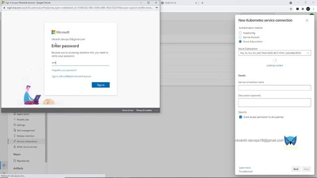 Part- 7 How To Create Kubernetes Namespace & Service Connection in Azure Cloud | Vikranth | DevOps смотреть онлайн
