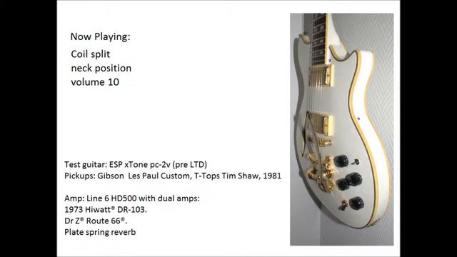 Gibson T-Tops 1981, split / split resistors - review смотреть онлайн