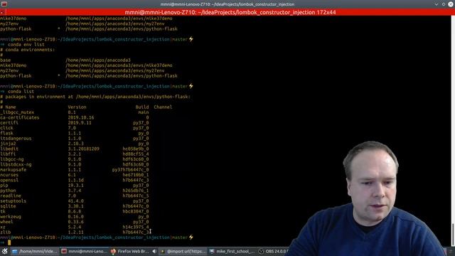 Flask Project Structure requirements txt file and Anaconda exports смотреть онлайн