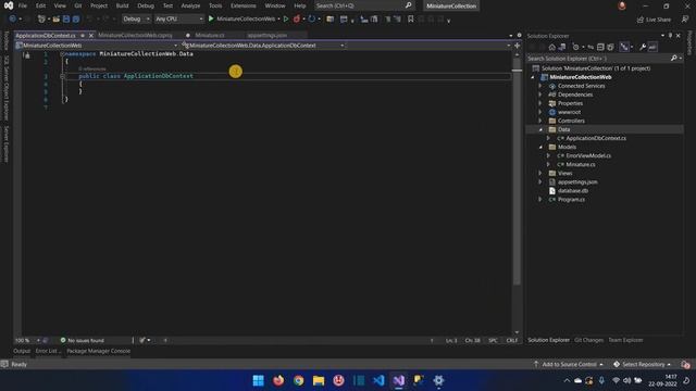 .NET 6 - ASP.NET core MVC - (Add database - SQLITE) смотреть онлайн