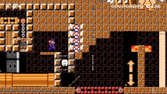 Super Mario Maker 2 - Mario Must Chase the Bank Robber смотреть онлайн