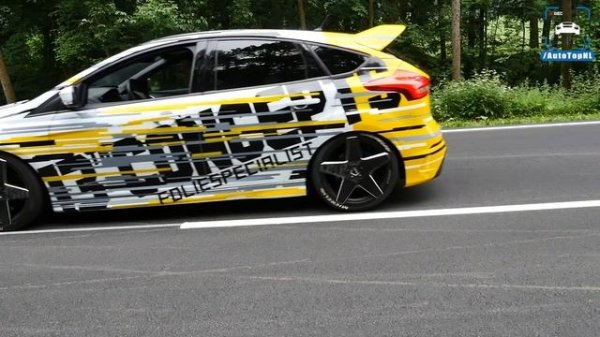 FORD FOCUS RS MK3 | DECAT STRAIGHT PIPE MILLTEK | EXHAUST SOUND DRIFT MODE & REVS by AutoTopNL