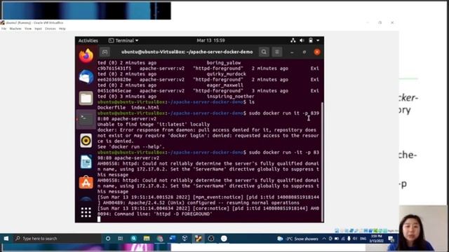 Running Apache Container from Dockerfile On Ubuntu смотреть онлайн