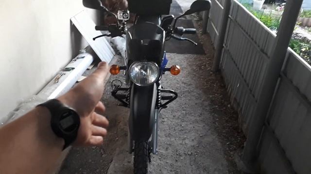 Bajaj Boxer 150x микро дальняк на мотоцикле