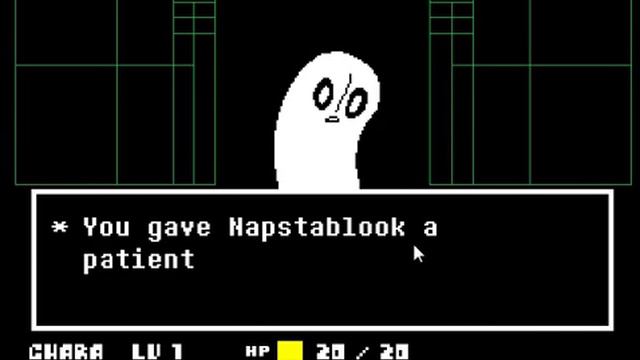 Undertale - Первый босс Napstablook смотреть онлайн