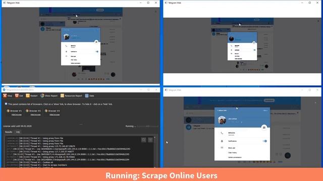 Telegram Bot | Scrape Telegram group members | Add member to group | Message Online Users смотреть онлайн
