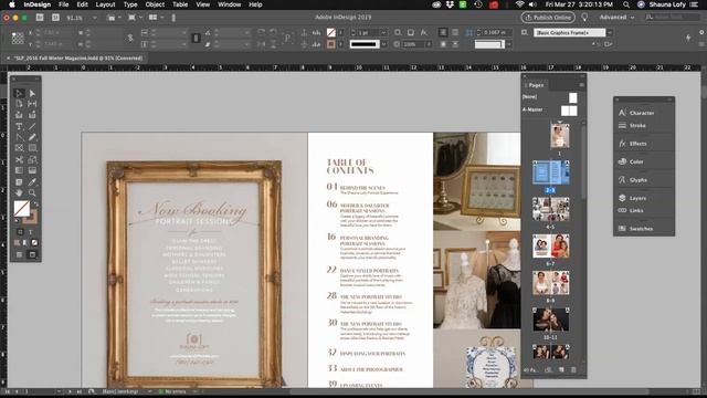 Magazine Export for Print & Email: Contemporary Portrait (InDesign Template Tutorial) смотреть онлайн