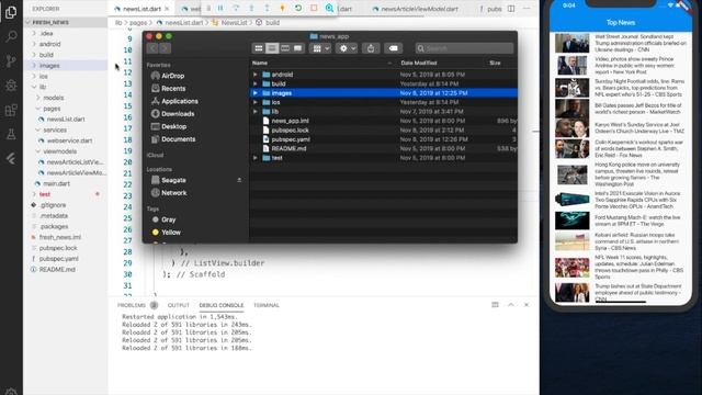 Building News App Using JSON API and Flutter Part 3 смотреть онлайн