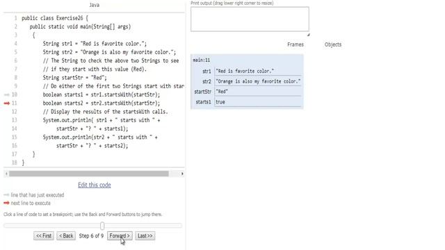 w3resource.com: Java String Exercise-26 смотреть онлайн