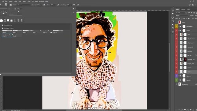 Illustration - Photoshop Action Tutorial смотреть онлайн