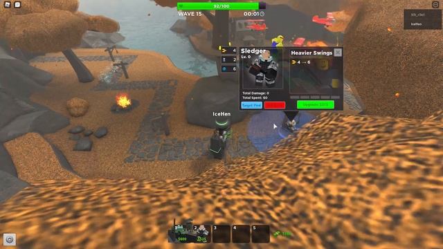 Duo Hardcore ( with Sledger ) for Gem Grind in TDS | ROBLOX смотреть онлайн
