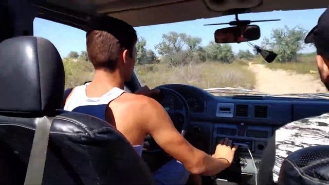 Джиппинг в Анапе Витязево по барханам/ экстремальные развлечения смотреть онлайн