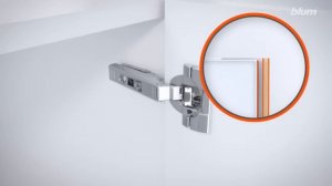 Установка петли Blum CLIP top BLUMOTION с технологией INSERTA