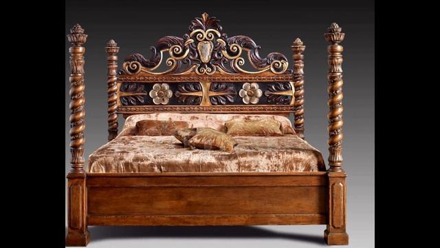 Деревянные кровати своими руками. Резные кровати. Резьба по дереву кровать смотреть онлайн