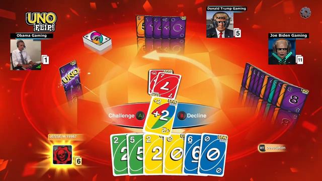 The Presidents And I Play UNO Flip смотреть онлайн