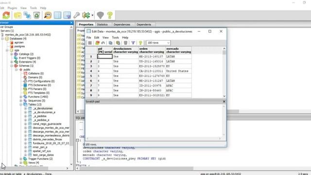 repaso conexion pgadmin qgis postgresql смотреть онлайн