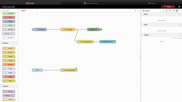 Build a simple Node-Red Weather Dashboard using OpenWeatherMap смотреть онлайн