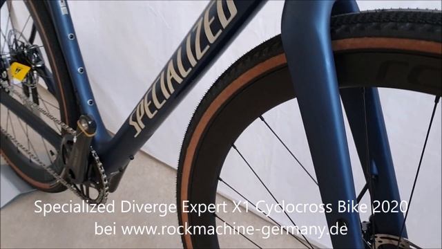 Specialized Diverge Carbon Expert X1 SRAM Force 1 Gravel Cyclocross Bike 2020 Satin Navy/White Moun смотреть онлайн