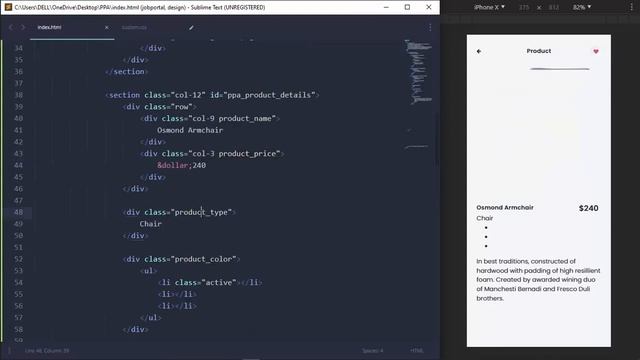 UI Design Tutorial - Product Purchase App | HTML CSS BOOTSTRAP смотреть онлайн